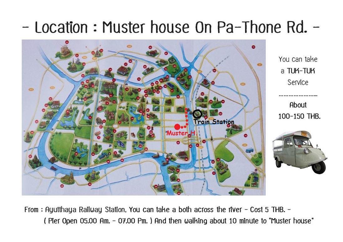 Muster Guesthouse Phra Nakhon Si Ayutthaya Luaran gambar